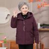 Mooou Women's Mid-Length Winter Padded Jacket for Middle-Aged & Elderly