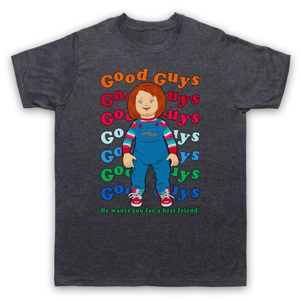 2025  Are Selling Well In Summer CHUCKY CHILD'S PLAY GOOD GUY Horror Movie Peripheral Casual Cotton T-shirt