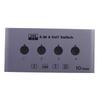 4X4 USB 3.2 Switch 10Gbps High Speed Type C USB A Switch Selector for Keyboard Mouse Printer Scanner EU Plug