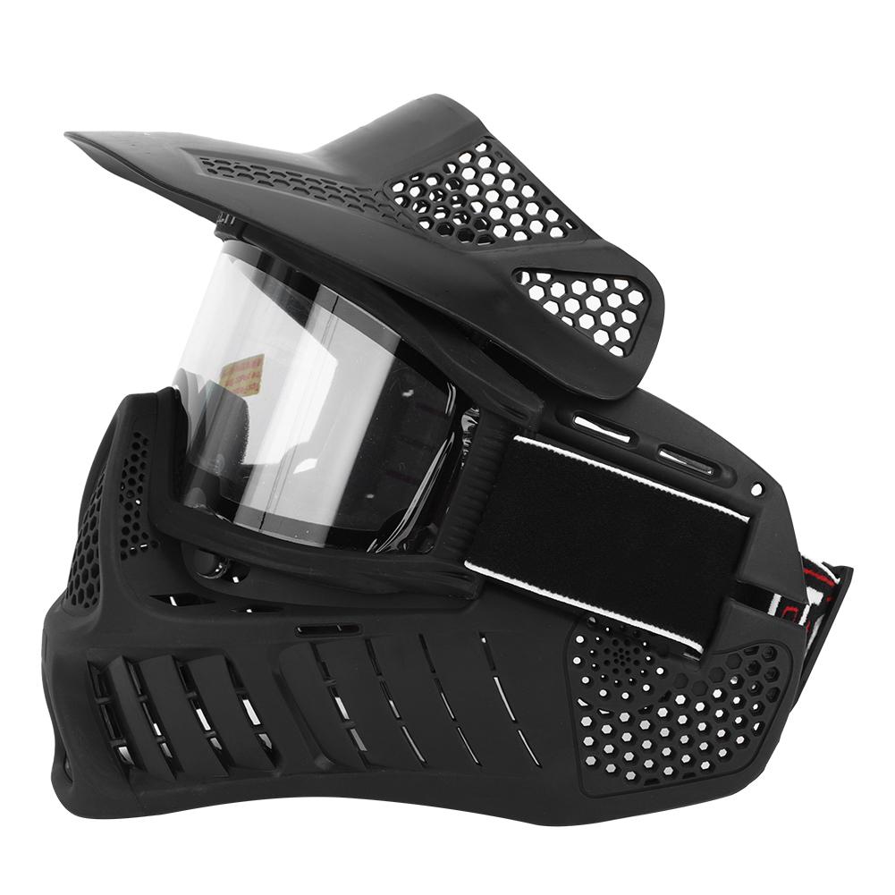 Outdoor Archery Face Mask Double Layer Anti Fog Paintball Protective Safety Helmet Masks