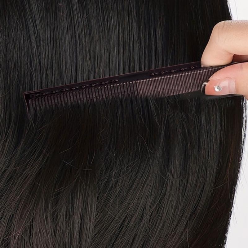Static Free Resin Hair Comb For Precise Flat Top Cut Smooth Design Suitable For Most Hair Types