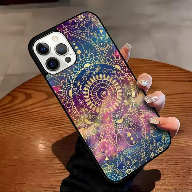Mandala Mandala Phone Case For iPhone 17 Air 16 15 14 13 12 11 Pro Max Max Plus Bumper Case Cover