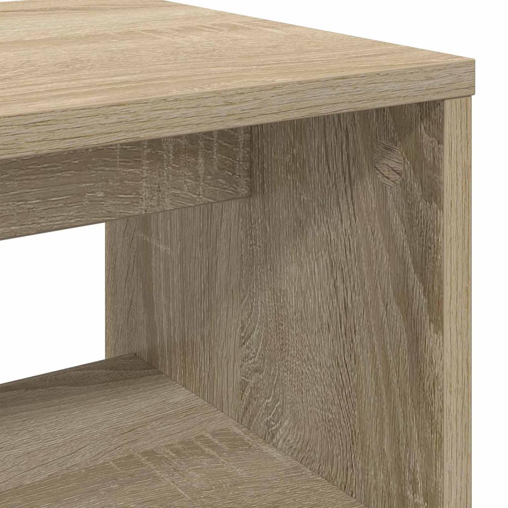 TV Stand In Sonoma Oak Finish 100 X 30 X 40 Cm Engineered Wood
