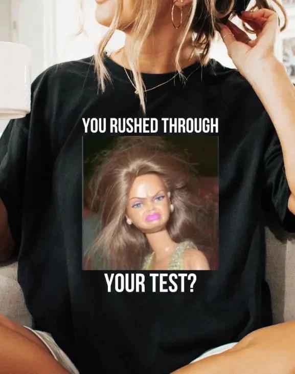 Test Day Teacher Shirt,State Testing Comfort Colors T- Shirt,Funny Retro Doll Meme XL