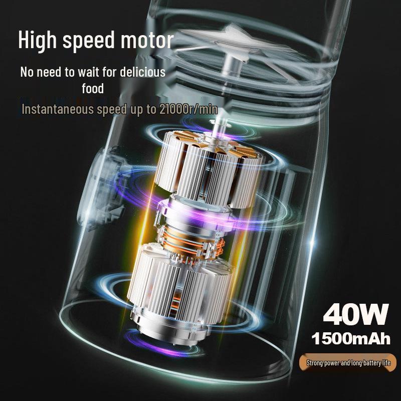 Portable Rechargeable Multi-Functional Baby Food and Ice Crusher Juicer