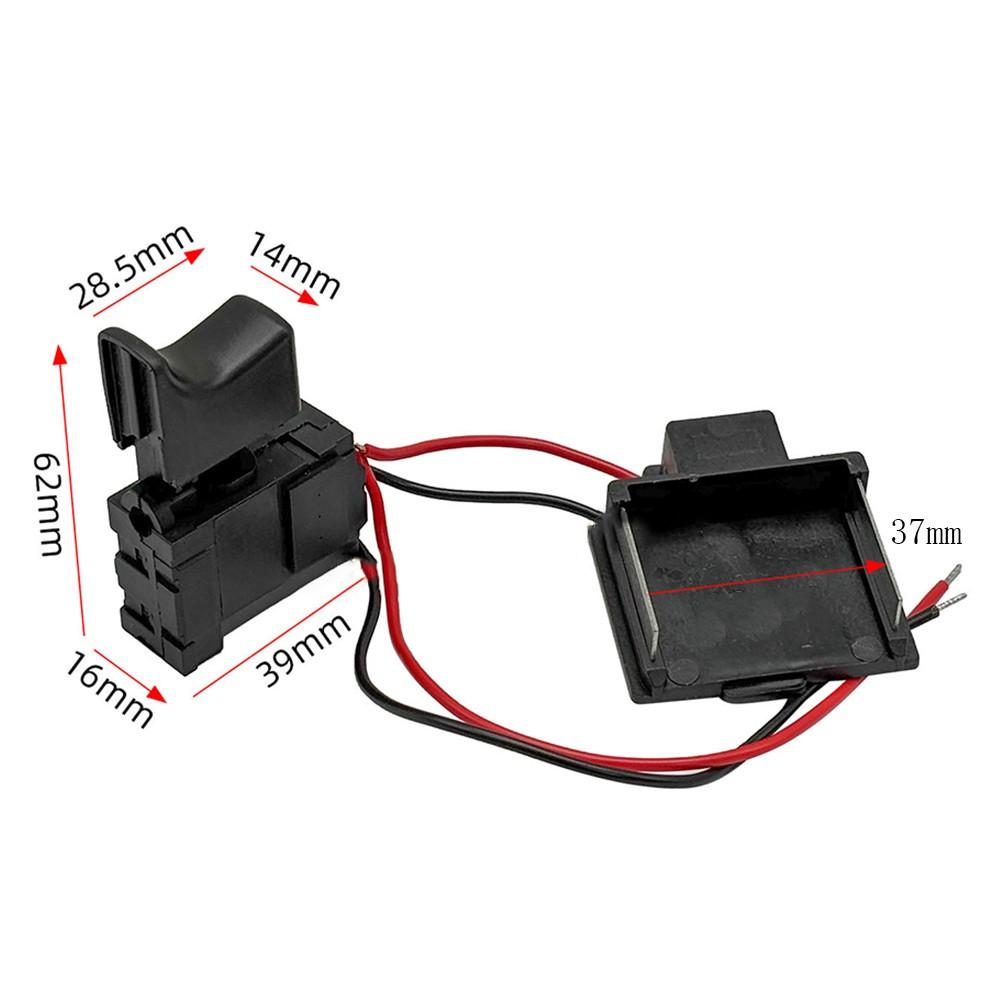 21V Spannung Elektrischer Laubbläser Steuerung Lithium-Batterie Schalter Schwarze Farbe