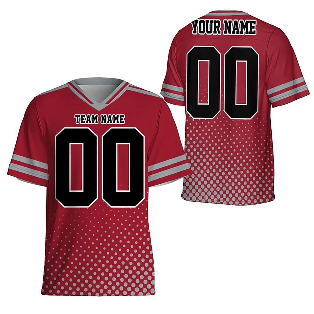 Customized Football Jerseys For Men, Women, Youth And Children, Personalized Team Name And Number For Adults And Children