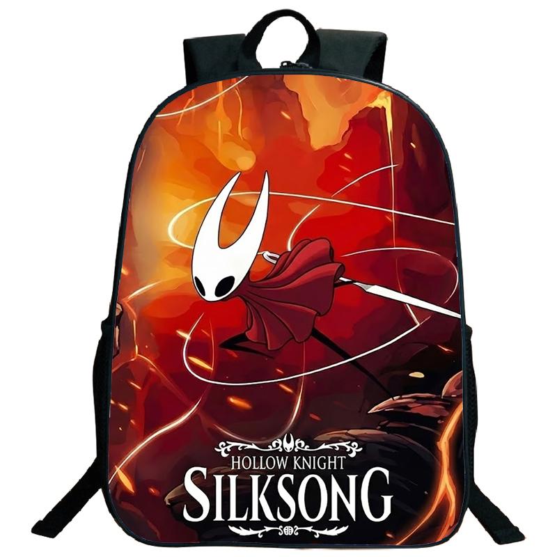 Hollow Knight 2 Backpack Silksong School Bag Hornet Fridge Magnet Boy Children Kid Child Teenager Schoolbag Primary Bookbag Teen Bagpack