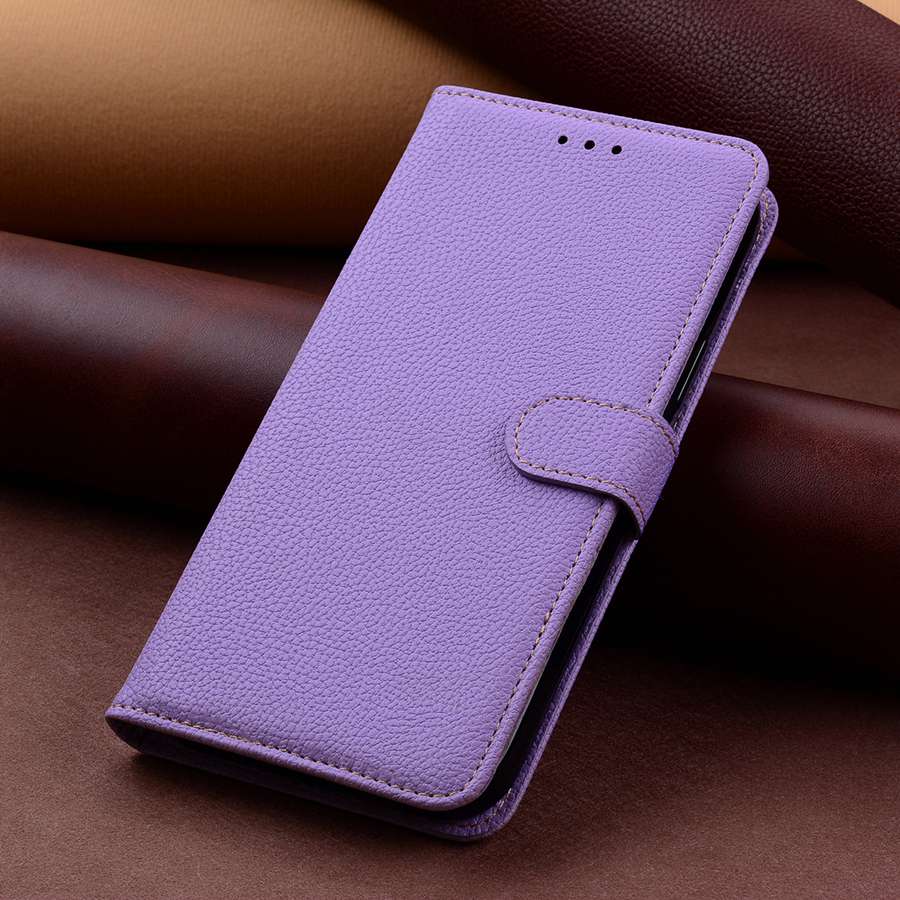 Litchi Texture Leather Flip Case For Xiaomi Poco M8 C65 X6 Pro 5G M4 M3 X5 13T 12T 15T Redmi Note 8 9 10 11 12 13 9T 9C 13C A2 A3 Wallet Phone Cover