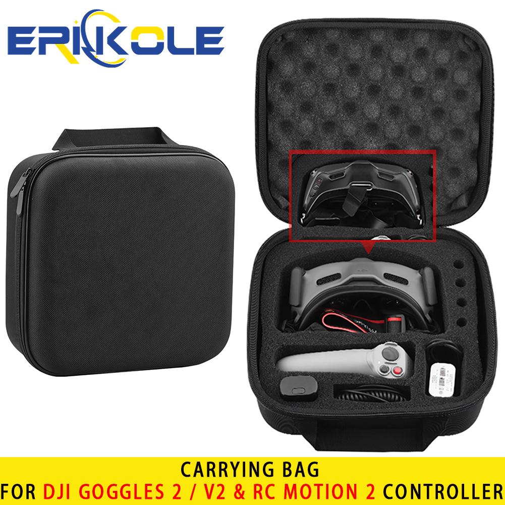 

Сумка для переноски для DJI Avata / FPV Hard Case Портативна дорожня сумка для Goggles 2 V2 & RC Motion 2 Controller & Accessories Drone чорний