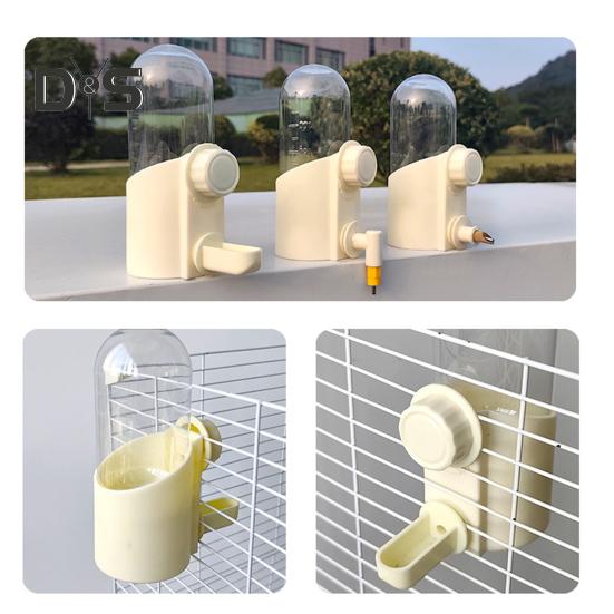 250ml Birds Water Dispenser Automatic Parrot Feeding Hydration Parakeet Cage Accessories for Parrots Cockatiels Finches Lovebirds Budgies