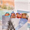Cute Cartoon Capybara Brooch Fashion Creative Fashion Capybara Acrylic Badge Backpack Decoration Pins Clothing Accessories Gifts