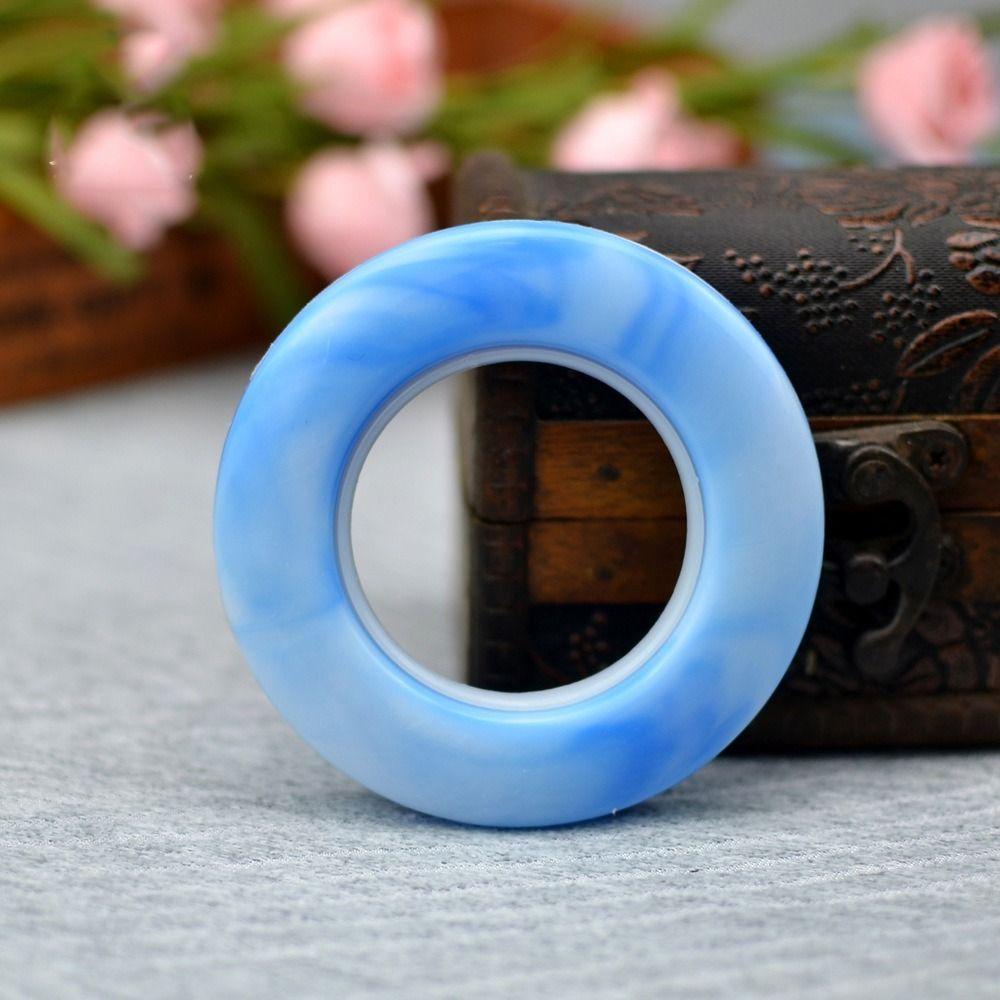 Plastic Roman Circle Modern Plastic Curtain Ring Durable   Grommet Top