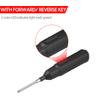 NANWEI 3.6V Mini Cordless Screwdriver with Slotted Cross Screw Bit Hand Tool Electric Screwdriver USB Rechargeable Handheld Screw Driver with 2-color