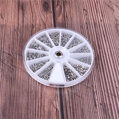 Kit surtido de electrónica, 1000 Uds., 12 tipos pequeños de tuercas de tornillo