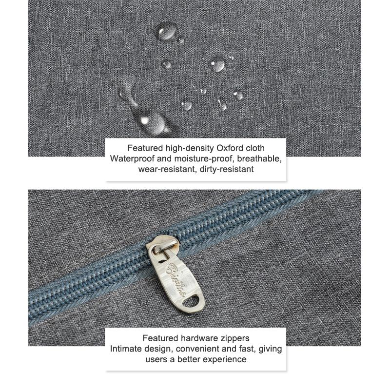 Large Capacity Cooler Bag Oxford Portable Zipper Thermal Lunch Bags Insulated Freezer Bag Camping Picnic Bag