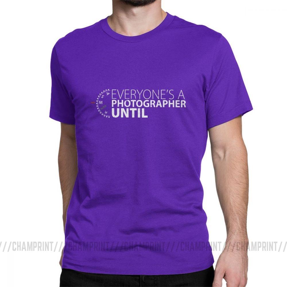 Everyone S A Photographer Until Men S T Shirt Manual Mode Funny Tee Shirt Short Sleeve
