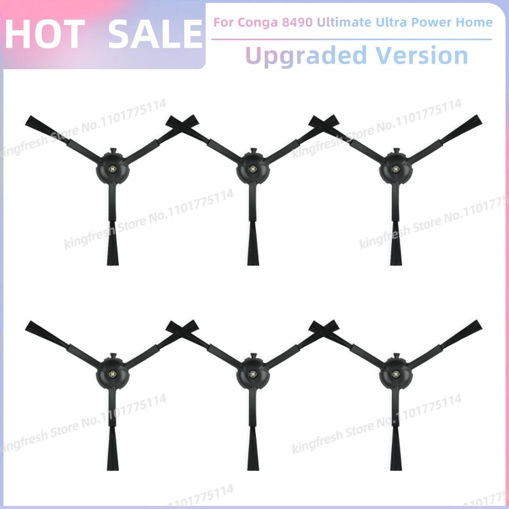 Passt für ( Cecotec Conga 8490 Ultimate Ultra Power Home ) Staubsaugerteile Hauptbürste Seitenbürste Hepa-Filter Mopptuch Staubbeutel