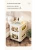 Multi-Layer Snack & Toy Storage Cabinet: Safe for Kids, Ideal for Living Room & Bedroom