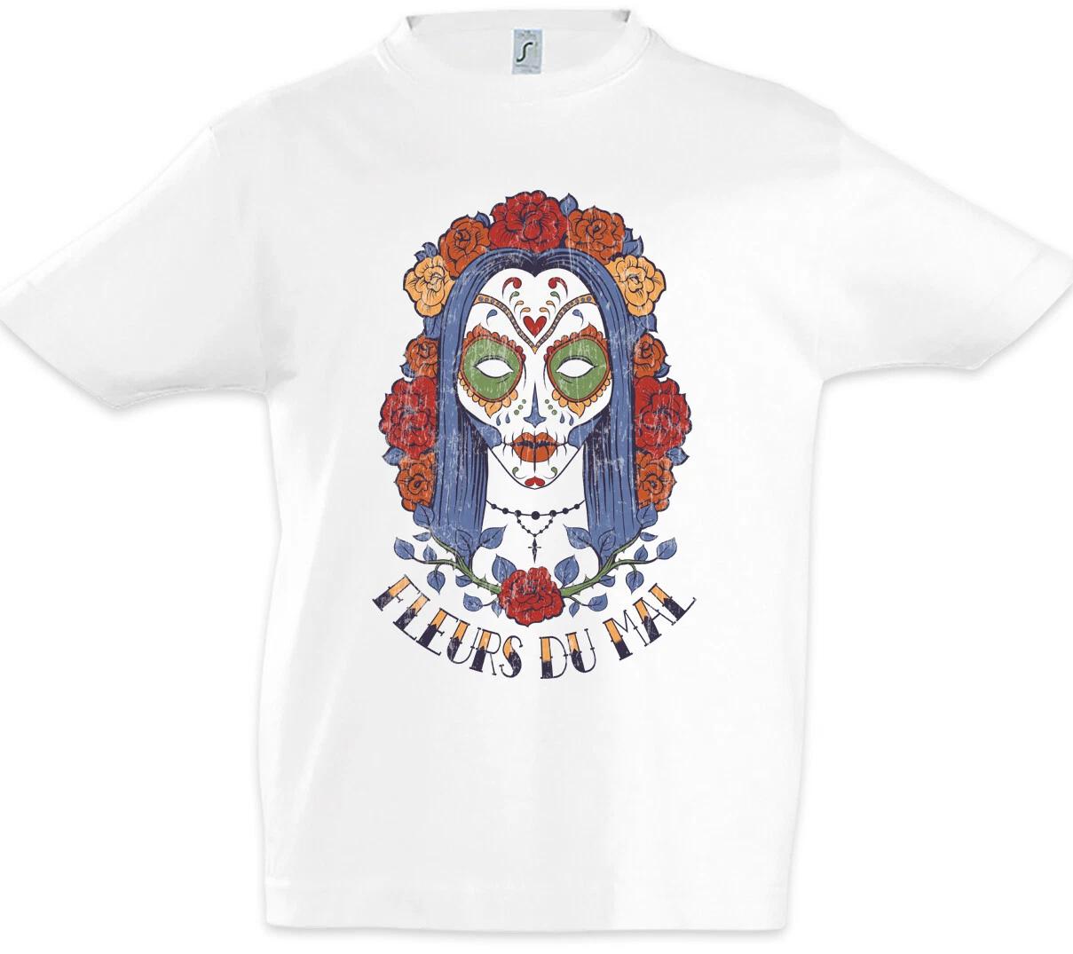 Fleurs Du Mal Kids Boys kids boys T-Shirt Holi Tattoo Tattooist Skulls Mexico Flowers 100