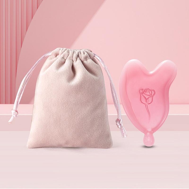 Face Lifting Guasha Resin Scraping Massage Facial Scraper Tool Eye SPA Massage Plate Reduce Puffiness Nose Lifting Face Massager