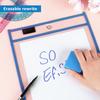 10pc Children's Learning Repeatable Erasable Transparent Color Dry Wipe Bag 100ml