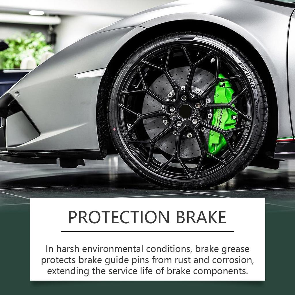 Homonth Automotive Brake Caliper Grease Silicone-based Lubricant Caliper Anti-Seize Maintenance Grease