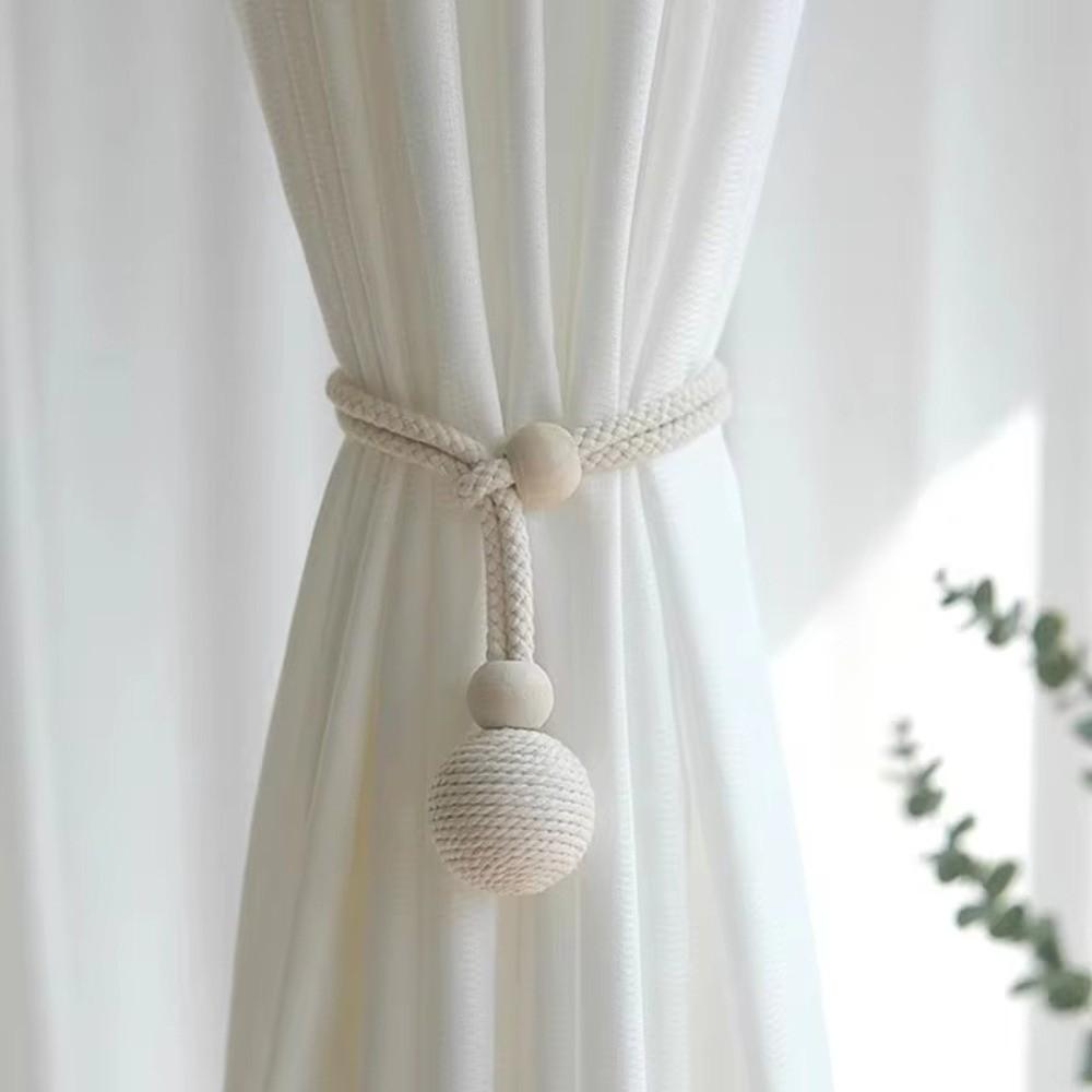 2Pcs Set No-drill Bohemia Curtain Tiebacks  Curtain Decor Organization