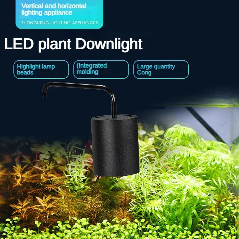 Lumină Acvariu LED Acvariu Lampă Plante Acvatice Lampă Acvariu cu Iarbă Lumină cu Clips Iluminare Spectru Complet Plante Accesorii Creștere 12W/18W