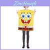 SpongeBob SquarePants Halloweenkostuum van polyester, cosplay-outfit voor volwassenen en tieners, inclusief speciale personages.