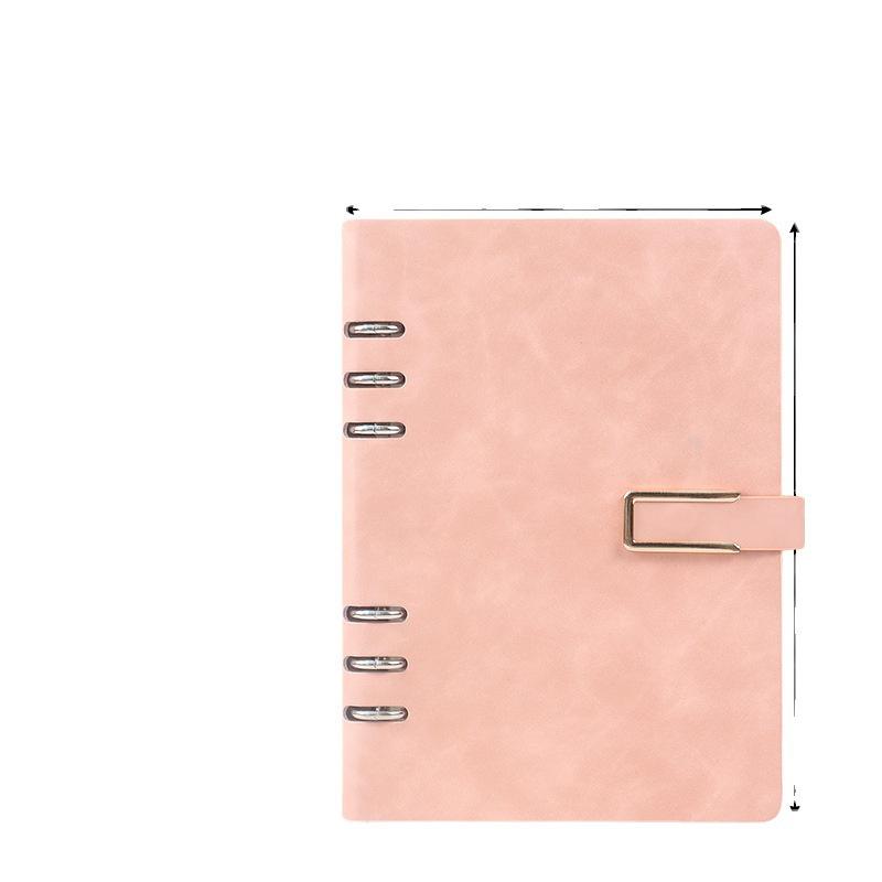 A5/B5 Business Loose-Leaf Notebook, Thick PU Leather Customizable Cover