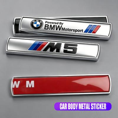 Autocollant Accessoires Emblème de Coffre Carrosserie Voiture Style Aluminium 3D Pour BMW X1 X2 X3 X5 X4 X6 X7 iX3 F20 F10 F07 E70 E46 E90 E92 E60