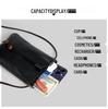 New Genuine Leather Drawstring Shoulder Bag with Earphone and Cable Storage - Korean Style Cowhide Messenger Bag