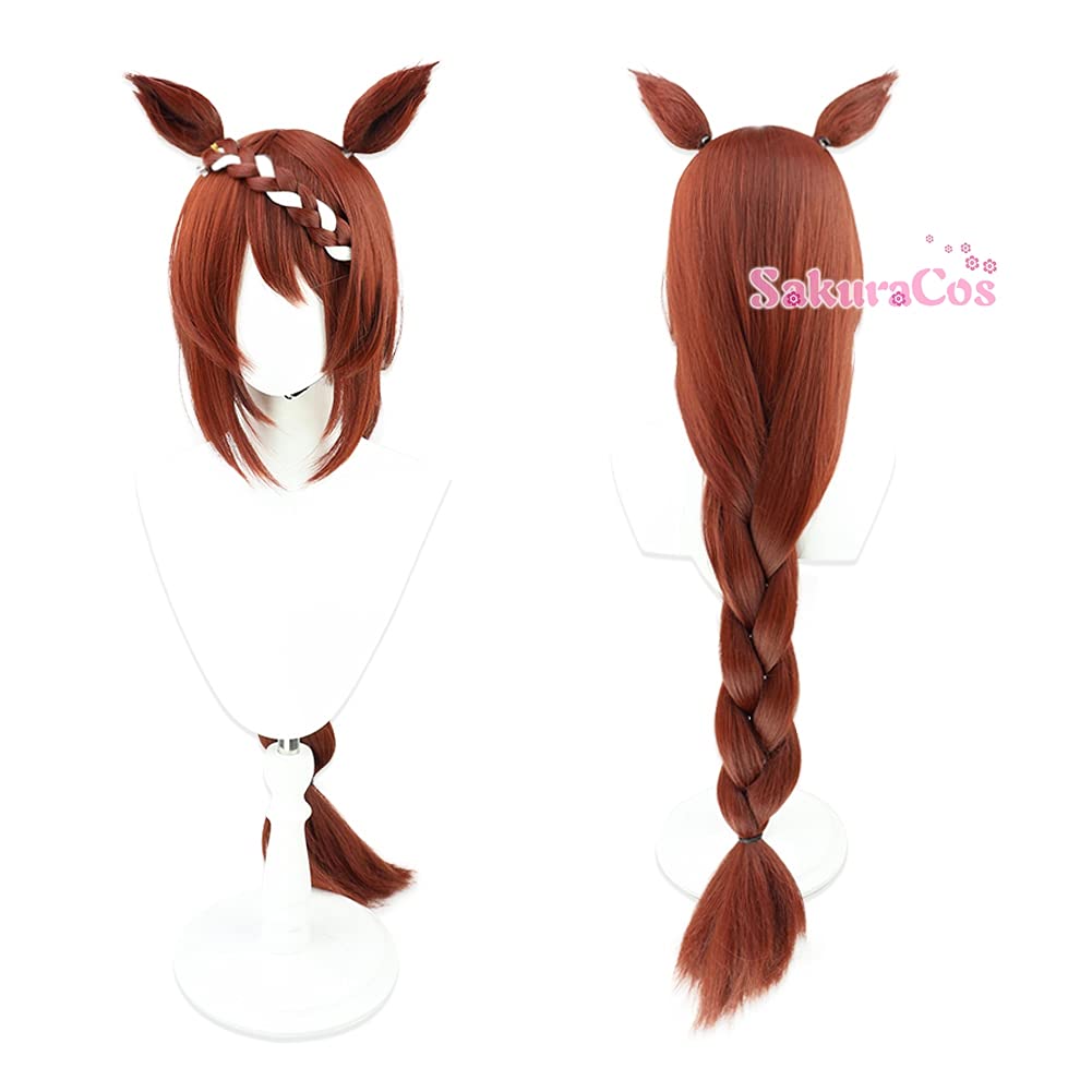 

sakuracos Uma Musume Pretty Derby Супер Крик Косплей Парик (Супер Крик)