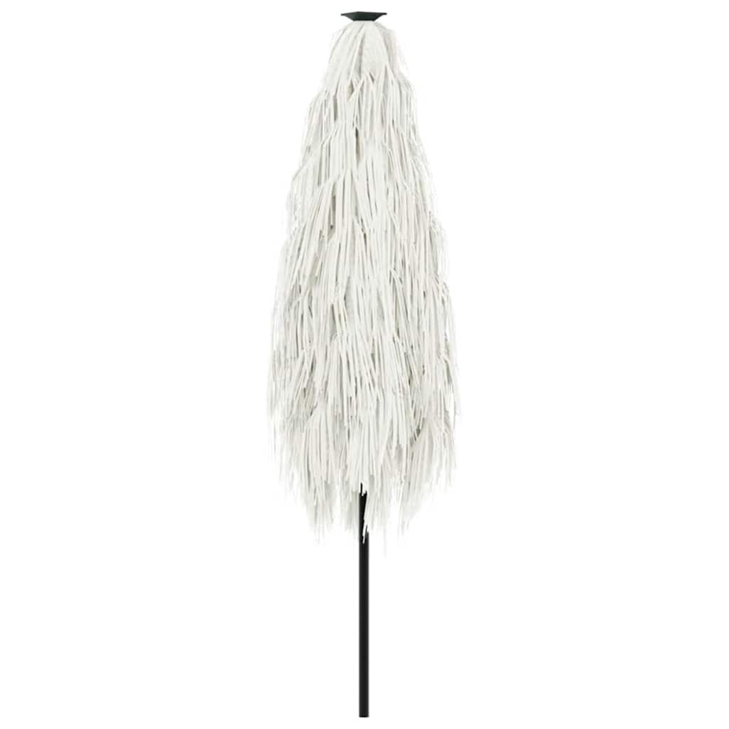 White Sun Umbrella with Steel Pole 300 x 200 x 250 cm
