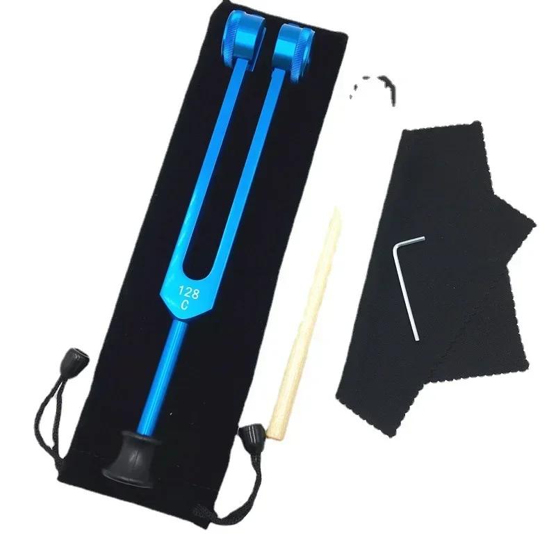 128Hz Tuning Fork Colorful Aluminum Alloy Tuning Forks Percussion Instruments Sound Healing Instruments