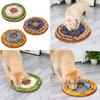 Dog Snuffle Mat Interactive Treat Puzzle Toys Slow Feeder with Licking Mat Improving Intelligence for Puppy 19" x 19"