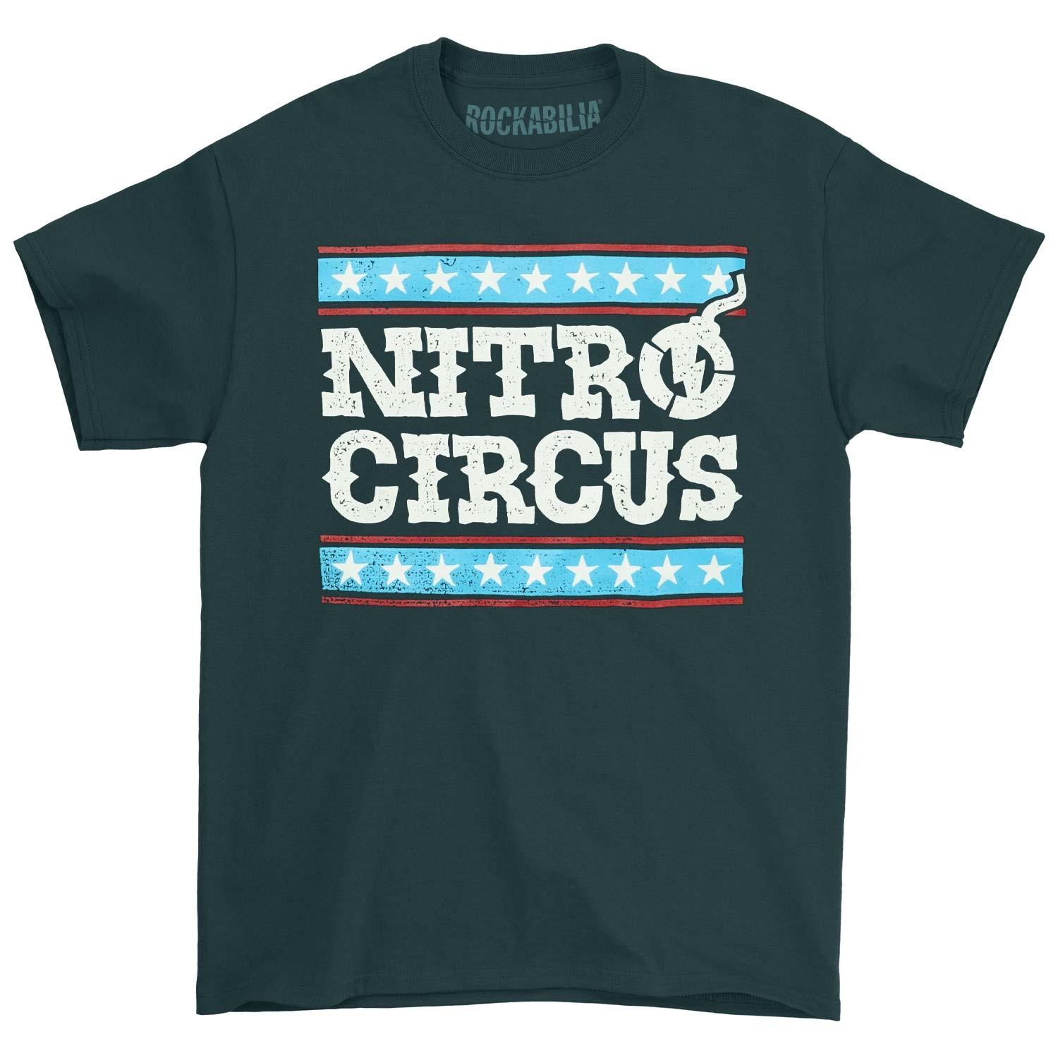 Boys Nitro Circus T-shirt Youth X-Large Navy XL