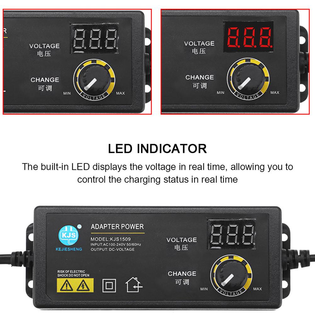 3-12V 8A Power Supply Adapter Universal AC To DC Converter Transformer Power Supply Converter for LED Strip Light Router