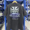 Y2k Vintage West Coast Choppers Printed Washing T-Shirt Women Cotton Breathable Retro Biker Style Loose Fit Casual Streetwear