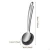 Stainless Steel Dish Scrubber Brush with Long Handle Iron Pans Sturdy Kitchen Cleaning Tool