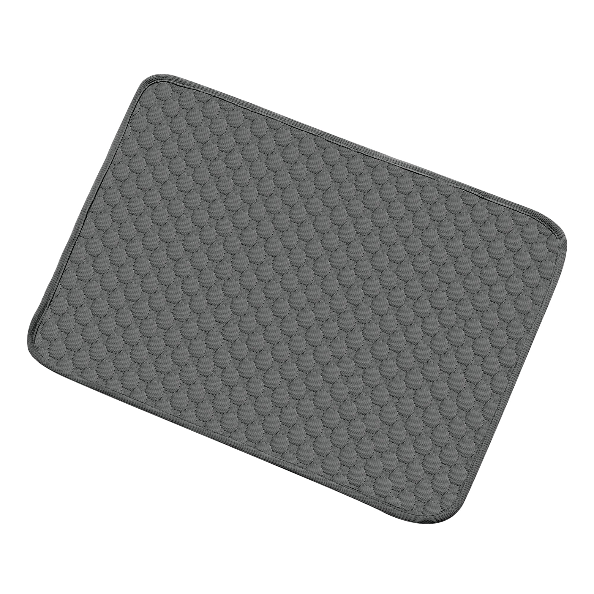 

X AUTOHAUX Washable Pet Sheet Pet Mat L 100x70cm Durable Leak Proof Dog Cooling Mat Super Absorbent Pet Sheet Large Dogs Blue Gray Large Size