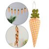 Single Easter Banner Carrot Garland Wall Window Decoration Crafts Pendant for Fireplace Party
