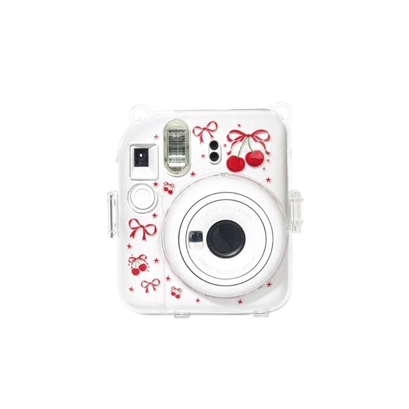 Waterproof Protective Hard Case for Mini 12 Camera Scratch Resistant Shell Pouch Cartoon Print Design Strap not included