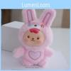 Resin Adorable Plush Animal Keychain Plush Material For Bag Charm Accessories