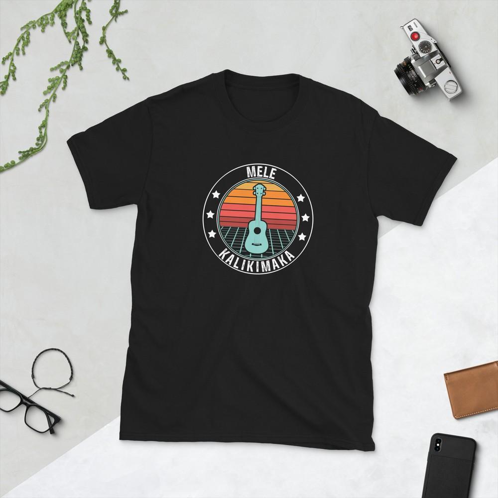 

Mele Kalikimaka, Hawaii Christmas, Aloha Islands , Short-Sleeve Unisex T-Shirt XL