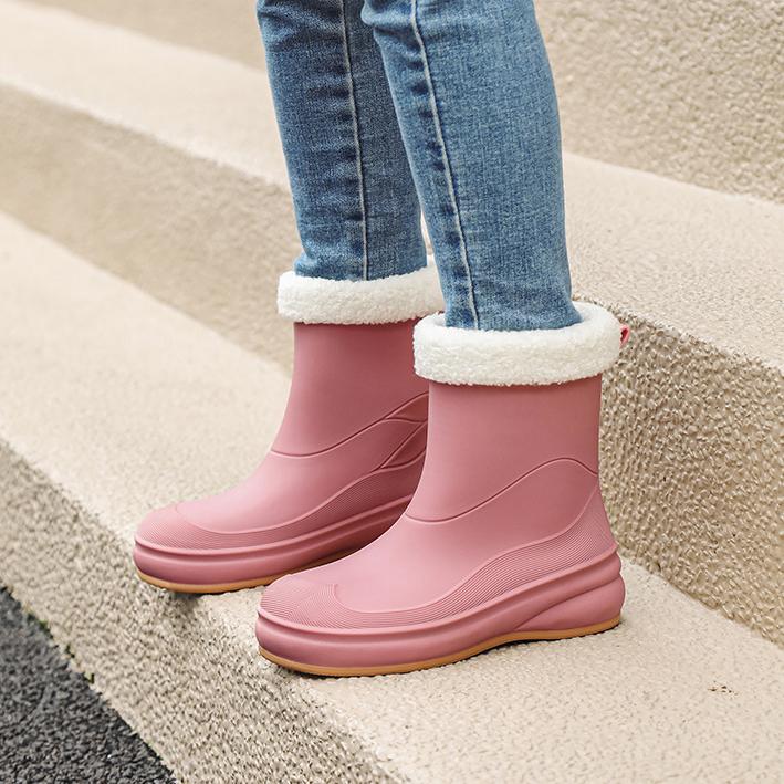Women's Fashion Versatile Soft-soled Non-slip Rain Boots