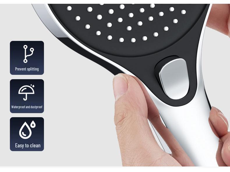 Ultra Pressurized Rain Shower Head with Built-in Water Heater for Enhanced Bathing Experience