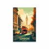 Vintage Travel Poster New York City Travel Print Wall Art Poster Colorful Italy City Print Travel Landscape Art Canvas Painting