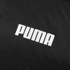 Puma Solide Daunen Longline Logo Kapuzen-Pufferjacke Herren Oberbekleidung Schwarz 846326-01